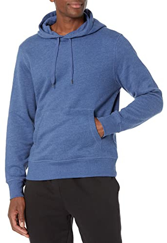 Amazon Essentials Men's Fleecetröja med huva (finns i Big & Tall), Blå ljung, XL