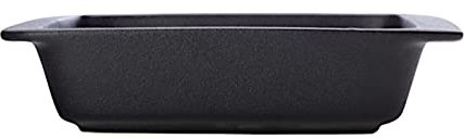 Maxwell & Williams HY0017 Auflaufform eckig, 1700 ml – Caviar Black – 26x22x6 cm Schwarz matt – Keramik in Geschenkbox