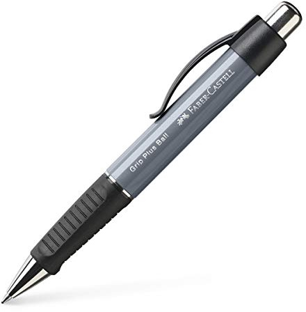 Faber-Castell - Kugelschreiber GRIP PLUS BALL Stone Grey Mine M