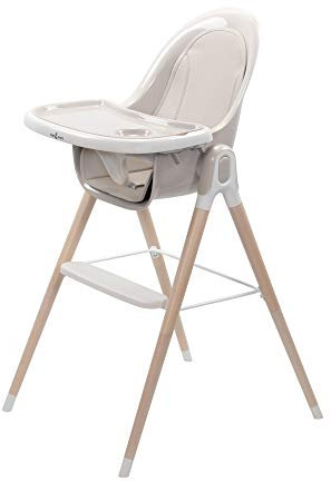 Engel & Storch 2in1 Babyhochstuhl ARTO Kinderhochstuhl Babystuhl Hochstuhl Essstuhl Kombihochstuhl - Grau