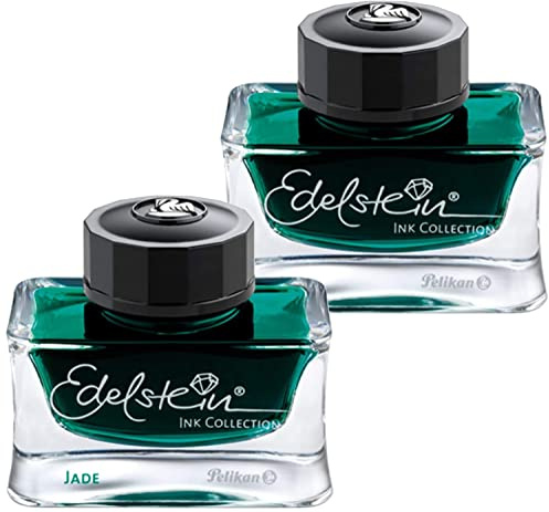 Pelikan Edelstein Ink 50ml (2er Pack, Jade) hellgrün