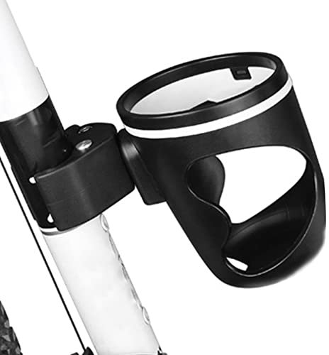 Wangduodu 5 Abrazadera portavasos, Soporte Ajustable para Bebidas 2 en 1 con Soporte para teléfono, Portavasos para Cochecito con 360 Grados, Accesorios para sillas Ruedas