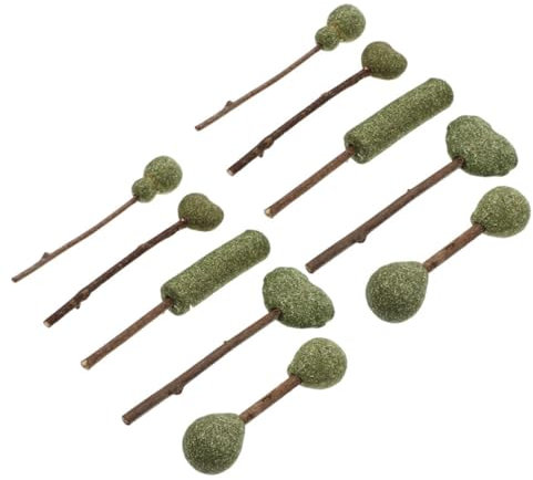 FRCOLOR 10stücke Katzenminze-Sticks Katzenspielzeug Kauen Katzenminze-Stick Katzenmolar-katzenminze-Lollipop Kätzchen-essspielzeug Katzenkauspielzeug Zum Necken Für Katzen