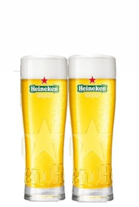 Generic Heineken Half Pint Glass | 2 Pack