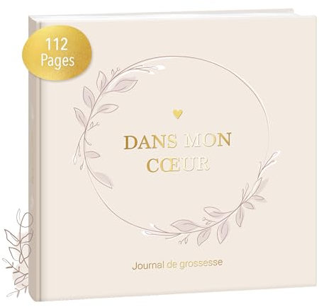 Mintkind® Journal de Grossesse – Journal à Remplir avec Couverture Rigide | Cadeau pour femmes enceintes et Futures Mamans | Album Photo Souvenir de Grossesse & Bébé