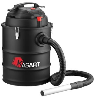 KASART Aspiracenere e Aspirapolvere senza fili 1200 W Ideale per Giardini e Case, Pulizia Profonda e Affidabile di Stufe, Camini e Barbecue, Design Ergonomico e Facile Movimento per Pulizia Interna
