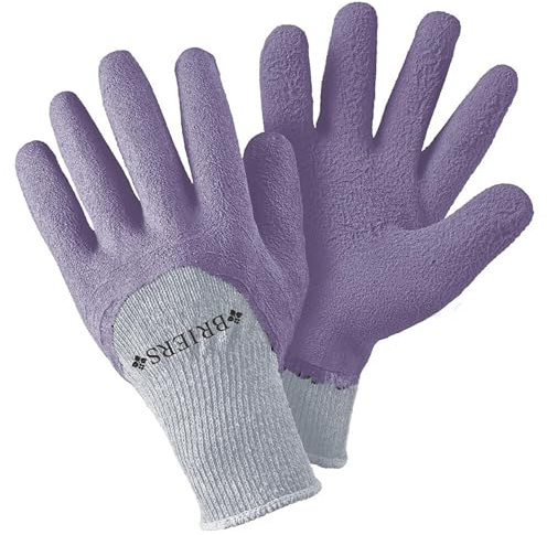 Primrose 1 Pair of Thermal Gardening Gloves with Extra Grip & Waterproof in Purple