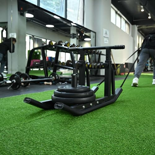 Yescom Sports Sled Strips Turf Gym Turf Flooring for Weight Sled Push Gym Equipment Outdoor Indoor Use 33'x3'(100 Sq.Ft) 0.8 H