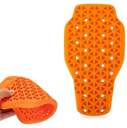 Rückenprotektor Motorrad CE Level 1, Motorrad Protektoren Unisex Erwachsene, weicher PU-Memory-Schaum Motorrads Rückenprotektor atmungsaktiv, Flexibles Schutzpolster für Motorrads Ski Snowboard