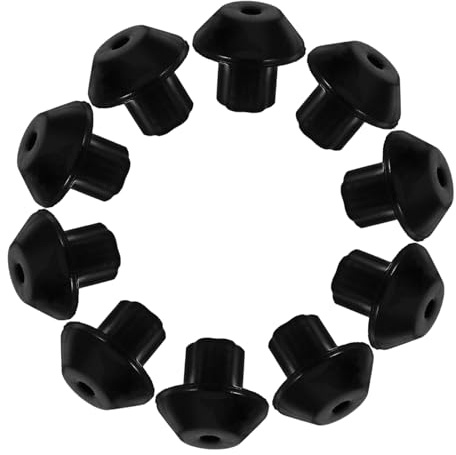 Gadpiparty 16pcs Slip Mats Rubber Gas Burner Feet Stove Grate Rubber Feet for Gas Range Bottom Protection