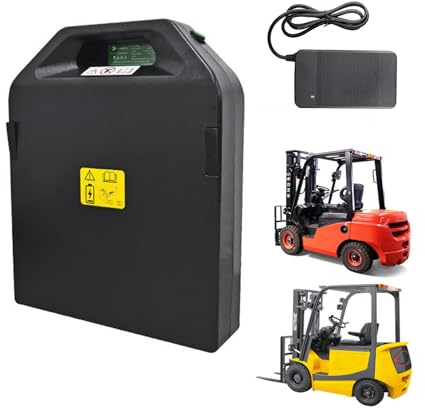 HJGHY Batería de LiFePO4 para montacargas eléctrico de 24 V, 20 Ah, 30 Ah y 50 Ah; batería de Litio y fosfato de Hierro para Transporte de Camiones de 48 V y 20 Ah.,24v 50ah,A