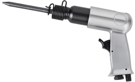 Martello pneumatico, Martello Pneumatico Da 150 Mm Con Manico Dritto, Scalpello Multifunzionale,per scheggiatura, rivettatura, taglio