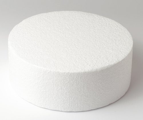 Round Polystyrene Cake Dummy (9 Diam 3 High)