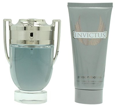 Paco Rabanne Invictus giftset, Eau de Toilettespray, shower gel, 1er Pack (1 x 200 g)