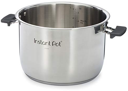 Instant Pot Instant-Olla de Acero Inoxidable Interior con Asas-6 Quart Duo EVO Series instantánea