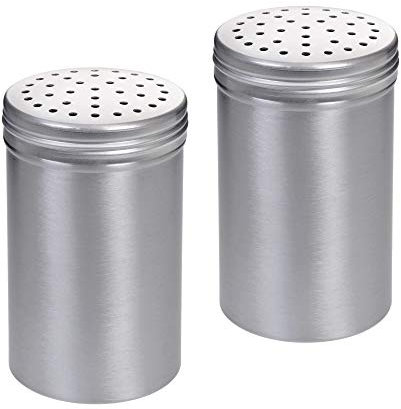 GRÄWE Set Pommesstreuer aus Aluminium, Salzstreuer, Gewürzstreuer (2, Gewürzstreuer)