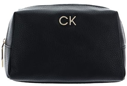 Calvin Klein Re-Lock Cosmetic Bag CK Black