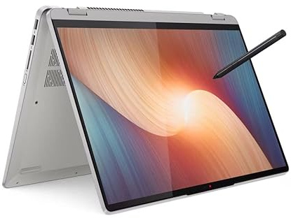 Lenovo 2023 Flex 5 2-in-1 Laptop 16 WUXGA Touchscreen AMD Ryzen 7 5700U 8-Core Radeon Graphics 16GB RAM 2TB SSD Wi-Fi 6 Backlit Keyboard FP Reader Stylus Pen Windows 11 Pro w/RATZK 32GB USB