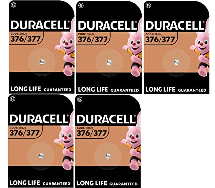 Duracell 377, SR626, Uhrenbatterie | 5 Batterien