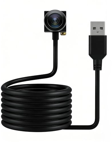 PEGATISAN Webcam da 2 MP, webcam, 120°, grandangolare, mini USB per zoom/Skype/conferenze di squadre/chiamate/computer portatile da gioco