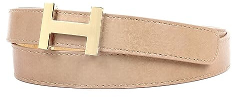 Zakatte • Damen Gürtel aus Kunstleder mit H-Schnalle Hüftgürtel Taillengürtel Damengürtel BS058
