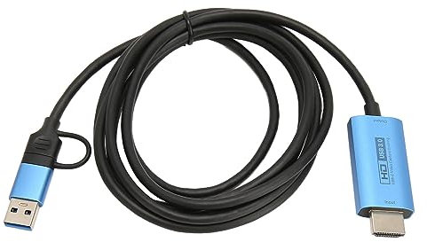 Scheda di Acquisizione Video, Ingresso 4K a 30 Hz, Uscita 1080P a 60 Hz Tipo C USB 3.0, Scheda di Acquisizione da HDMI a Tipo C per OS X per One per PS3 per PS5 (Z36C)