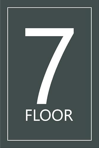 7th floor, grey informational sign - 1mm flexible Plastic sign (200mm x 150mm)