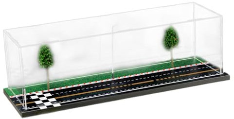 EHJRE 1:64 Scale Diecast Toy Car Storage Car Garage Diorama Model Parking Garage Model, Seaside road Scenic