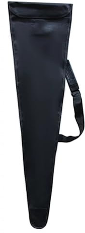 LXRHLIKG Fechtschwerttasche, Fechttasche, 1680D Oxford-Stoff, Doppelschwerttasche mit Futter, Schwert-Schultertasche, Fecht-trainingsausrüstung für Florett, Degen, Säbel(Black)