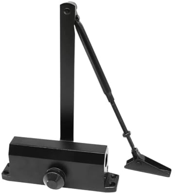 Chiudiporta automatico Hardware di supporto protettivo for arresto porta con posizionamento idraulico della velocità regolabile(65-85KG)