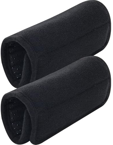 BESPORTBLE Schwarzer Rutschfester Rollatorgriffbezug aus Polyester 1 Paar mit Anti Rutsch Funktion und Polsterung zur Reduzierung von Ermüdung für Täglichen Gebrauch
