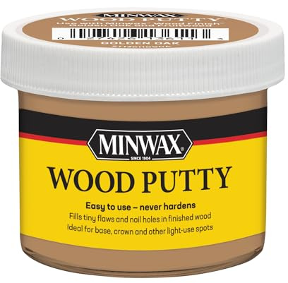 3.8 oz Minwax 910 Golden Oak Wood Putty Oil-Based Non-Hardening
