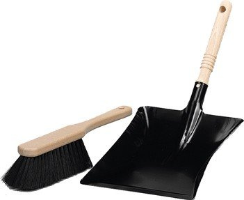Turk 51240 Kehrschaufel-Set Der Klassiker, 2-teilig | Turk, Kehrschaufel, Besen, Schmutzaufnahme, Haushalt, Werkstatt, Garten, Reinigung, robust, langlebig, Handfeger