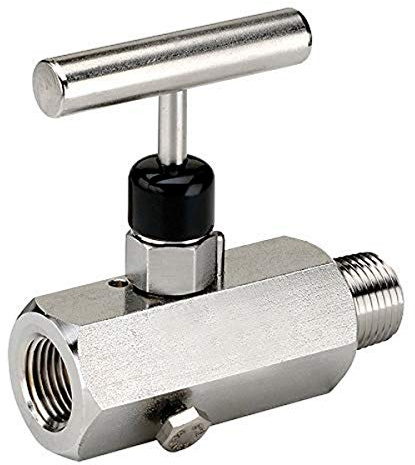 Dixon MFS604 1/2 316SS Male x Female NPT Block Bleed Valve, Hard Seat T Handle