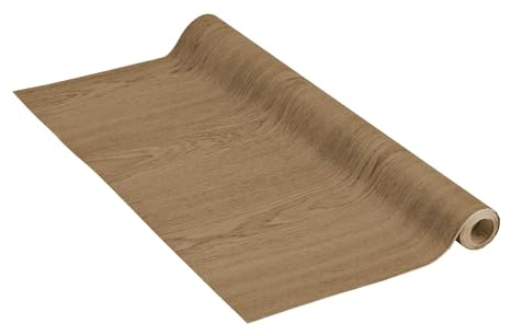 Klebefolie Perfect Fix® Eiche Mittel, Holzfolie, Dekofolie, Möbelfolie, Tapeten, selbstklebende Folie, ohne Phthalate, keine Luftblasen, Natur-Holzoptik, 67,5cm x 2m, Stärke: 0,15 mm, Venilia 53344