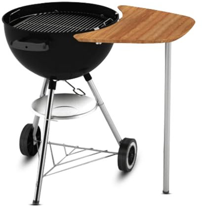 Weber : Plan De Travail Weber En Bambou Pour Barbecues Charbon 47 Et 57 Cm