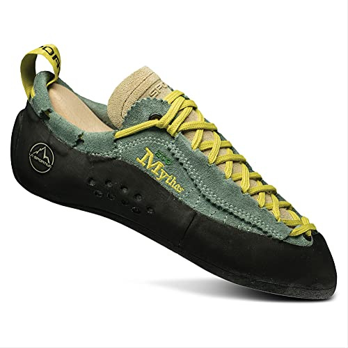 La Sportiva Womens Mythos ECO Rock Climbing Shoes, Greenbay, 8.5