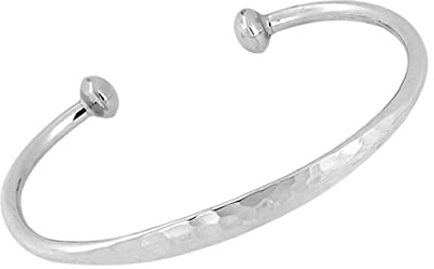 Treasure Bay Armreif aus 925er Sterlingsilber, Drehmoment-Stil, für Damen und Herren