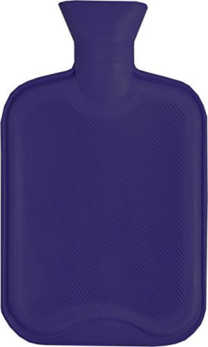 Vagabond Bags Ltd 2L Ribbed Hot Water Bottle Navy