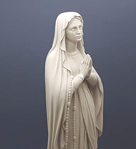 Statua greca in marmo fuso della Madonna Vergine Maria 40 cm