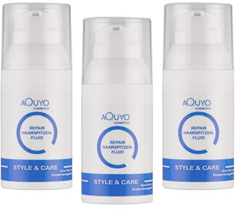 Repair Haarspitzenfluid, Haarpflege Serum für trockene Haarspitzen und geschädigtes Haar, Spitzenfluid zur Pflege bei Spliss, Frizz und trockenen Spitzen (3er Pack - 3x 30ml)