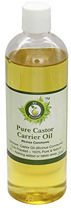 Rizinus Öl | Ricinus Communis | Kaltgepresstes Rizinus Öl | Für das Haarwachstum Für Wimpern | Für Augenbrauen | 100% reine natürlich | Kaltgepresste | Castor Oil | 100ml | 3.38 Unzen By R V Essential