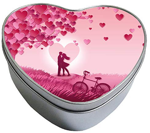 My Custom Style Scatola Cuore in Latta #Amore-Love8# 13x15 h5