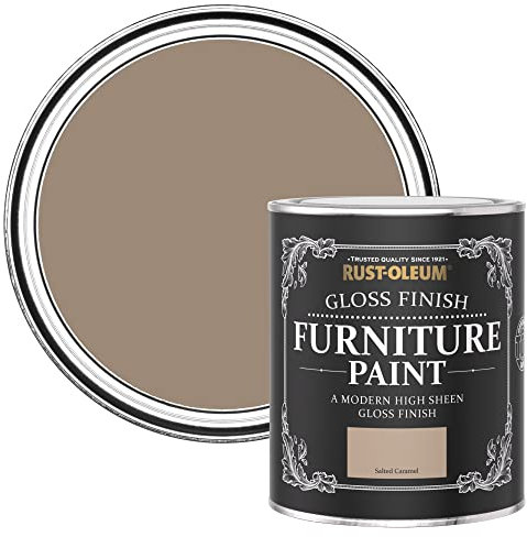 Rust-Oleum Brown Furniture Paint in Gloss Finish - Salted Caramel 750ml
