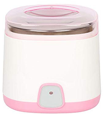 HMTE Máquina eléctrica para Hacer Yogur, máquina para Hacer Yogur, Recipiente Interior de Acero Inoxidable, Aparato de Cocina, máquina para Hacer Helados de Yogur