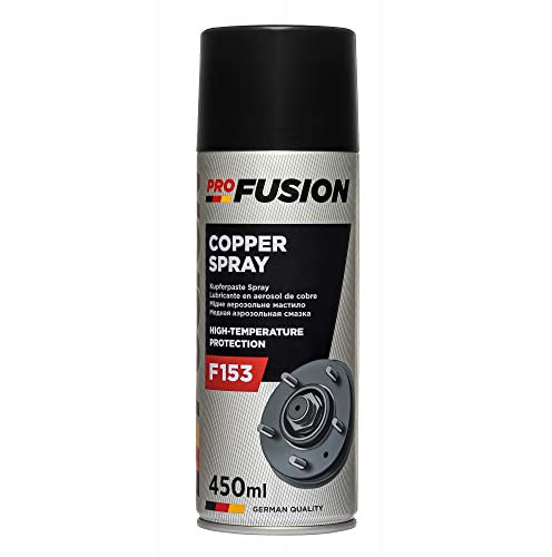 ProFusion Lubricante de Cobre en Spray - Cooper Spray - Ayuda a Desmontar Las Piezas Oxidadas - Grasa de Cobre Ideal para Componentes Expuestos a Altas Temperaturas - 450 ml