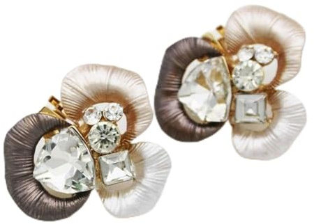 QQLADY 1 Uds. Clips decorativos brillantes con forma de flor, broche de diamantes de imitación, Clip para zapato, hebilla con abalorio para mujer, accesorios para zapatos de novia y boda