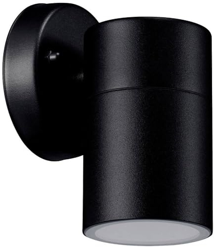 Philips Kylis, Applique d'extérieur, noire, max. 25 W, IP44 résistant aux intempéries, ampoule non fournie