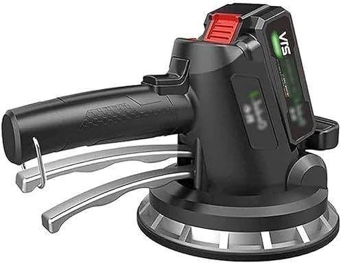 KOHARA Machine à carrelage, Outil Vibrant pour carrelage, Machine de nivellement de carrelage électrique avec Batterie au Lithium de Grande capacité, pour Granit, plaques en céramique,A