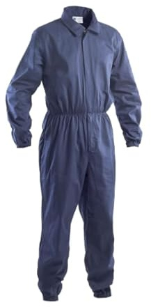TUTA INTERA DA LAVORO ANTIMPIGLIAMENTO IN COTONE 100% MASSAUA (BLU, 56)